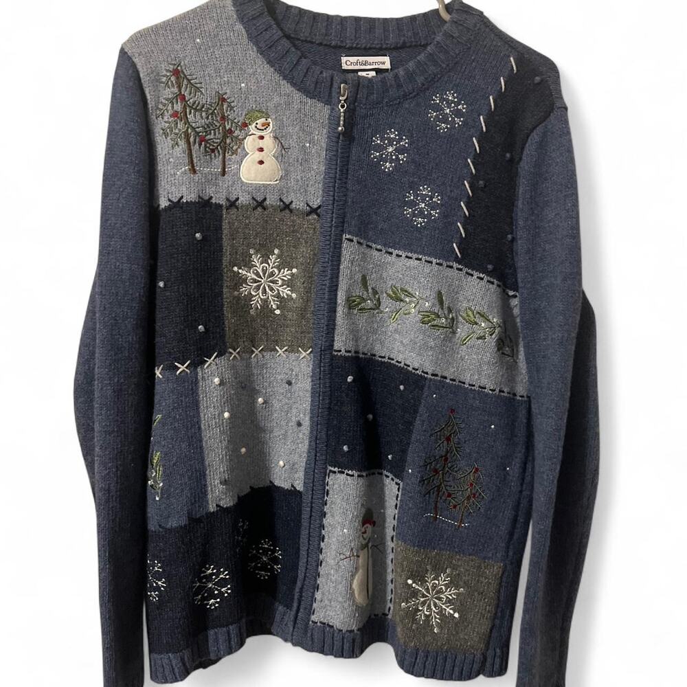 Vintage christopher banks patchwork Sweater